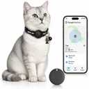 GPS Collar for Cats (Android Only) Smart tag,Pet Tracker,Waterproof Compatible with Google Find My,No Monthly Fee,Advanced Tracking Solution Smart Collar for Pet Safety Ideal Small Large Cats