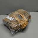 57 Lb Large Kraft Paper Grocery Bags with Handles - 50 Count 12 x 17 x 7 - Durable, Reusable & Eco-Friendly Shopping Bags, Brown Kraft Take-Out Bags for Retail, To-Go, Any Occasion (50, With Handles)