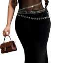 Elegant Long Prom Dresses Sexy Evening Gowns for Women Formal Events 2025 (XX-Large, Black-c6989)