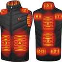 HSOSK Heated Vest USB Electric Heated Vest Heating Jacket Winter Vests for Outdoor Motorcycle Camping Fishing Skiing