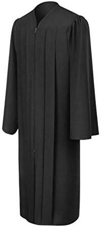CLERKMANS Unisex Adult Matte Graduation Gown, Choir Robe 48XL