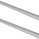 GeilSpace 3/4" 304 Stainless Steel Pipe, 30 inch Length, Heavy Duty Round Metal Weldable Tube, DIY Industrial Metal Tubing (3/4" x 30", 2 PCS)