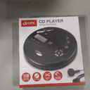 GPX PC332B Portable CD Player with Anti-Skip Protection, FM Radio and Stereo Earbuds - Black