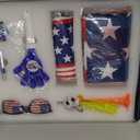 Soccer Fan Gear Set for 2026 World Tournament, Soccer Party Favors Kit with Flag,Scarf, Face Paint, Clapper, Horn&Glasses,Supporter Accessories for Game Day, Sports Event, Gift