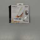 Suction Cup Mounted Detachable Mirror 15x Magnification White