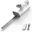 Litheli 20V Hedge Trimmer, 16.1'' Cordless Hedge Trimmer for Shrub, Cutting, Trimming, Pruning, U20 Handy+ Battery Bush Trimmer with 2.0Ah Battery Included (White)