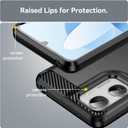 Case for Moto G06 Case/Moto G06 Power, Slim Thin Phone Cover TPU Soft Back Cases Anti-Scratch Shockproof Protective Cover for Motorola Moto G06 Black