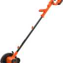 BLACK+DECKER 20V MAX Cordless Edger Lawn Kit, 1.5 Ah Battery & Charger Included, 4 Position Adjustable Height, Lightweight, 7.5" Double Edge Blade (BCED400C1), One Size