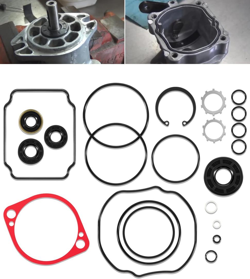 70525 Pump Seals Kit Overhaul Seal Kit for Hydro Gear BDP-10A Pump Comprehensive Maintenance, For Ariens/Exmark Various Models, 24-Piece/Set