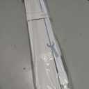 No Drill L-Shaped Vinyl Cordless Mini Blinds, White, 30.5" Wx 64" H