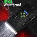 Victoper Bike Light, High Lumens Super Bright Bicycle Lite, 6+4 Modes USB Rechargeable Bike Headlight & Taillight Set, Waterproof Safety Bike Front & Rearlight for Road, Mountain, Night Riding