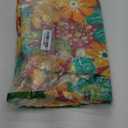 Magpie Fabrics Patio Bench Cushion Cover 45x18x3 Inch, NO Insert! Water Resistant UV Protection Outdoor Swing Loveseat Replacement Cover with Zipper (Embry Red Hibiscus)