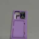 Vihibii for Samsung Galaxy S23 Ultra Case Wallet, Built-in Card Holder, Slide Camera Cover & Stand, Raised Edges Protect Screen & Military Grade Drop Protection Case for Galaxy S23 Ultra, Light Purple