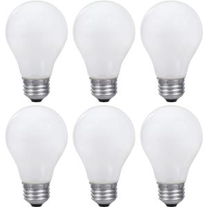 Light Bulb Frosted-60W - 1 Bulb (Pack of 6)