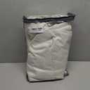 100% Blackout Shield Linen Look Textured Pinch Pleated Curtains Blackout Drapes 90 Inch Long 2 Panels Set, Faux Linen Blackout Curtains for Bedroom & Living Room, 40" W x 90" L, Cream