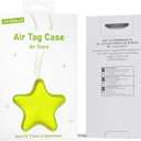 Star-Shaped AirTag Case Holder with Strap, 4 Colors Available