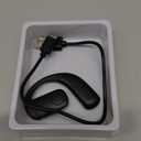 Xmenha Single Bluetooth Phone Earpiece Earbud One Ear Piece Open Ear Bud Air Bone Conduction Earbud Earless Out of Ear Headphones Bluetooth Wireless Headsets with Microphone Earhook for Work