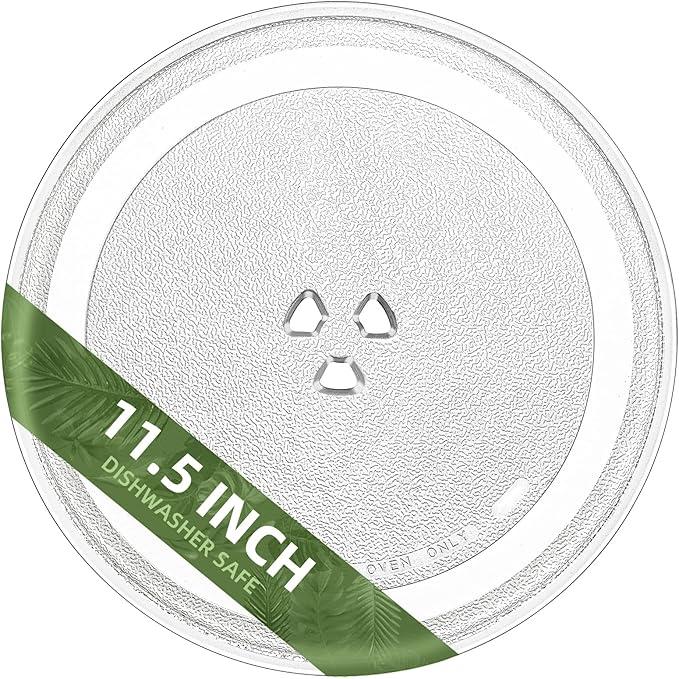 11.5" Microwave Turntable Compatible with LG MJS63771901, 11 1/2 inch Replacement Microwave Glass Plate for LG MS2596 LMC0975