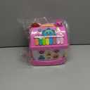 Montessori 8-in-1 Bilingual Musical Activity House | EN/ES Learning Toy with Volume Control & Travel Handle | Develops Fine Motor Skills for 1-3 Year Old Toddlers & First Birthday Gift (Rose)