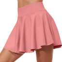 Pleated Tennis Skirts for Women High Waisted Golf Skorts Tummy Control Skirts with Shorts Pockets Lightweight (Small)
