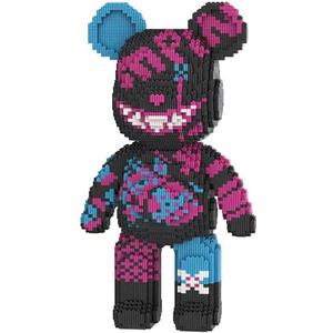 PIANTION Animal Laughing Bear Micro Building Blocks Set(6000PCS XQ014) 16.9in High Series,Gifts Suitable for Adults