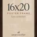 Americanflat 16x20 Poster Frame - Engineered Wood - Mahogany