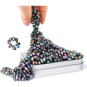 Over 500 Colorful Weak Magnetic Ferrite Stones Desk Fidget Toys for Adults.