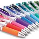 Pentel EnerGel RTX Retractable Liquid Gel Pens, (0.7mm), Assorted Colors, Ultimate Writing Pens, Best Writing Pens for Office, School and Journaling, Pack of 12