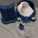 Frog Pee Training, Standing Potty Training Urinal for Boys Toilet with Funny Aiming Target - DEEP Blue