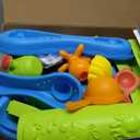Water Table for Toddlers 3-5, 3-Tier Kids Splash Sand Table Water Toys, Rain Showers Splash Pond for Outdoor Beach Backyard Summer, Activity Sensory Play Table for Boys Girls