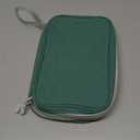 FYY Electronic Organizer, Large Travel Cable Organizer Bag Pouch Electronic Accessories Carry Case Portable Waterproof Double Layers All-in-One Storage Bag for Cable, Cord, Charger, Pattern Green