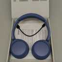 Sony WH-CH520 Wireless Headphones Bluetooth On-Ear Headset with Microphone and up to 50 Hours Battery Life with Quick Charging, Blue