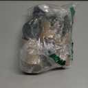 Shappy 3 Pcs Mini Christmas Tree with Light Pre Lit Xmas Artificial Tabletop Tree LED Miniature Christmas Tree with Linen Base for Indoor Home Kitchen Dining Table Holiday Decorations, Assorted Sizes