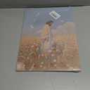 Jesus Leaves the 99 Sheep Canvas Wall Art Jesus in Wildflower Field Wall Decor Picture Christ Spiritual Faith Poster Print for Living Room Bedroom Church Paintings Decoration Prepare To Hang (16"L x 12"W)