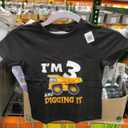 Kids Three 3yr 3rd Birthday Construction 3T And  Mom Birthday Boy 3 Years Old T-Shirt Small