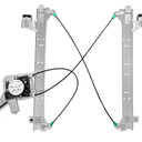 Rear Passenger Side Power Window Regulator with Motor (2 Pins) Fit for 2001-2006 Chevrolet Silverado 1500 3500, Avalanche Suburban GMC Sierra 1500 2500 3500 Yukon XL Cadillac Escalade, 741-579