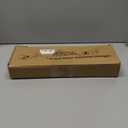 ATDAWN Christmas Front Door Garland Hanger, Merry Christmas Garland Holder, Black Iron Rectangular Hanger, Adjustable Width 34-48 Inches, No Nails or Screws