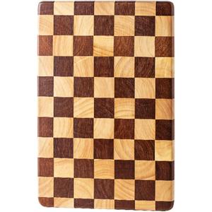 Cutting Boards for Kitchen, Heavy Duty Acacia/Rubber Wood Cutting Board For Kitchen, Flippable Serving Board For Meat, Bread & Fruits, Rectangle14"L x 10"W