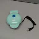 Elite Gourmet EWM015M Electric Nonstick 4.5-inch Mini Waffle Maker, Belgian Waffles, Compact Design, Hash Browns, Keto, Snacks, Sandwich, Eggs, Easy to Clean, Mint