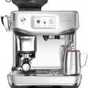 Breville BES881BSS Barista Touch Impress, Brushed Stainless Steel | Enjoy cold extraction functionality for cold brew beverages with this semi-automatic espresso machine with built-in grinder