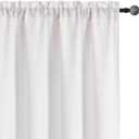 Chyhomenyc Bennet Natural Linen Curtains 84 Inch Length 2 Panels Set, Faux Linen Textured Burlap Light Filtering Privacy Farmhouse Curtain Drapes for Living Room Bedroom 40Wx84L, Natural