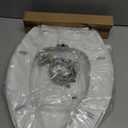 Bidet Toilet Seat,Non-Electric Quiet-Close,Fit Elongated Toilet Seat,Adjustable Water Pressure and Self-Cleaning Dual Nozzles