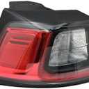 XQSMWF LED Outer Tail Lights Assembly 68275959AF Compatible with Jeep Cherokee 2019 2020 2021 2022 2023 Left Driver Side Rear Taillight #CH2804119