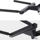 SELEWARE Squat Rack Attachment, Y-Shaped Dip Bar Attachment, Nordic Hamstring Curl Attachment and Lever Arms for 2x2 or 3x3 Power Rack with 5/8" or 1" Hole, Power Cage Accessories for Home Gym