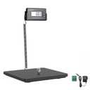 Shipping Scales 440lbs x 1oz Highly Accurate Postal Scales Ultrathin ABS Large Platform,Superlight Postal Scales for Shipping Packages,Small Business,Post Offices,Luggage Scale Battery and Adapter