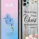 Rossy Samsung Galaxy A23 5G Case, Bible Verse Philippians 4-13 Pattern, Slim Lightweight Soft TPU Silicone Shockproof Protection Cover, Compatible Women Men
