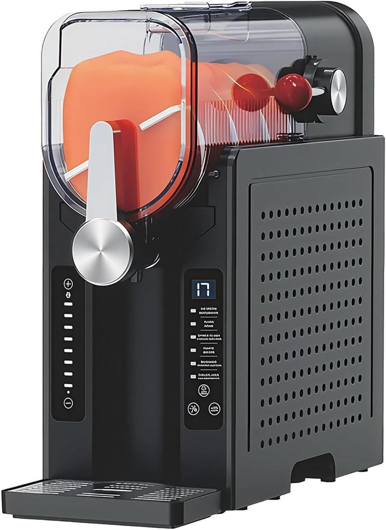 Slushie Machine for Home,Professional Fro-Zen Drink Maker No Ice Needed,Slushy Machine for Home z/LED Display,One-Touch Reservation & 6 Pre-Set Programs for Margaritas,Frapps,Ice Cream