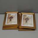 MEBRUDY 5x7 Picture Frames (Gold, 6 Pack), Display Pictures 5x7 with Mat or 6x8 Without Mat, Photo Frames for Wall Mount or Table Top