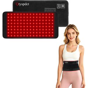 Red Light Therapy for Body, 660nm 850nm 16" 3 in 1 LED Infrared Redlight Therapy Belt Wrap Pad for Neck Shoulder Back Knee Muscle