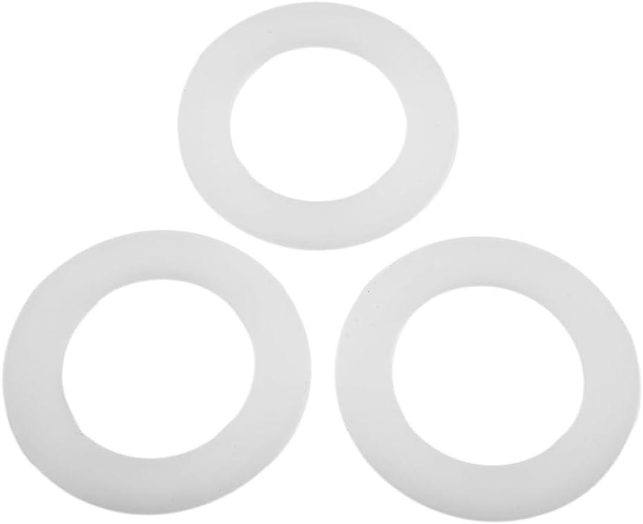 3 Pieces Dual Flush Toilet Seal Replacement Kit for Glacier Bay 83SGB, Rubber Bowl Gasket for Tank Leakage Repair, Reliable Replacement Rubber